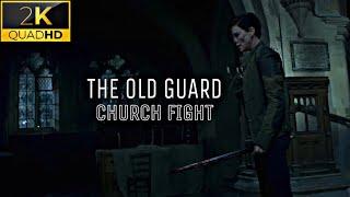 The Old Guard Church Fight Scene | Andy Church Fight | No Logo Clips