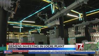 Siemens investing in Wendell plant