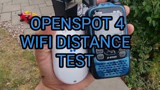 OPENSPOT 4 and 3 WiFi Distance from Home Router