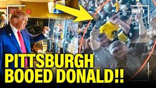 Trump Gets MERCILESSLY BOOED at Steelers Game