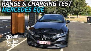 MERCEDES EQE 350+ RANGE TEST AND FAST CHARGING TEST