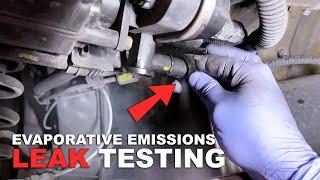 EVAPORATIVE EMISSIONS SMOKE TEST, FAILED LEAK DETECTION PUMP : 2013 TOYOTA COROLLA P043E P2402