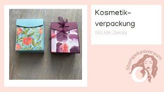 Kosmetikverpackung liebevoll verschenken | DSP Pfirsichzeit | Stampin Up