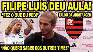 FILIPE LUÍS DEU UMA AULA DE COMO BRIGAR PELO TÍTULO! "NÃO QUERO SABER DOS OUTROS TIMES" COLETIVA FLA