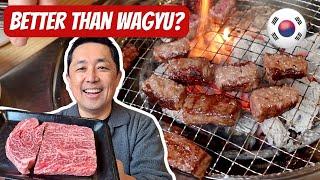 THE BEST Korean BBQ!  Hanwoo Beef at SEOUL'S Largest Meat Market! LOCAL SECRET!