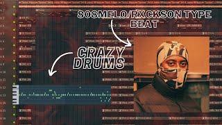 How to make hard Drill Beats for 808Melo & Rxckson | Hard Drill type beat tutorial 2022 FL Studio 20