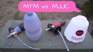 MTM Schiuma / Hydro / PF22 vs MJJC Foam Cannon Pro 2.0 (foam cannon comparison)