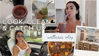 DITL VLOG | Health Update, Grocery Haul, Clean and Cook Healthy Meals with Me