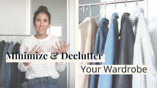 Easy Steps to Minimize + Declutter Your Closet | Slow Fashion