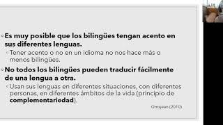 Conferencia “La evaluación del habla y lenguaje de niños/as bilingües" por la Dra. Simón-Cereijido