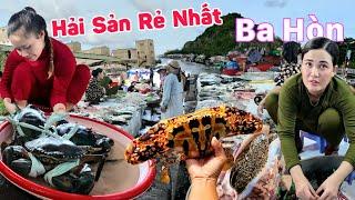 Nước rút mạnh - Ngập tràn hải sản GIÁ RẺ nhất Kiên Giang Chợ Ba Hòn