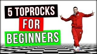 5 BEGINNER TOPROCKS - HOW TO BREAKDANCE - BY COACH SAMBO (2024)