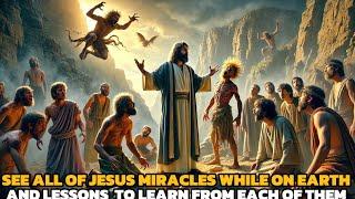 All Miracles Performed by JESUS  while on Earth According to the Bible #Biblestories