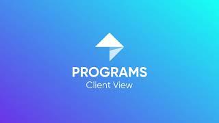 My PT Hub - Programs (Client)