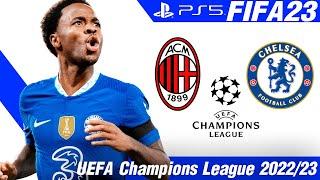 เอซี มิลาน VS เชลซี | FIFA 23 PS5 พากย์ไทย !! UEFA Champions League