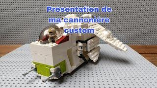 Présentation de ma canonnière custom ( Lego Star Wars custom republic gunship)