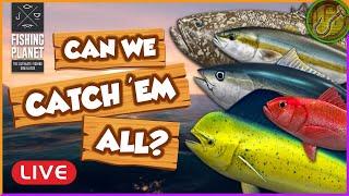 Kaiji No Ri: Can we CATCH 'EM ALL!? (pt.1) | Fishing Planet [LIVE]