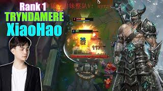 RANK 1 TRYNDAMERE - XIAOHAO TRYNDAMERE VS VLADIMIR - 27 KILLS IN MASTER ELO - XIAOHAO STREAM