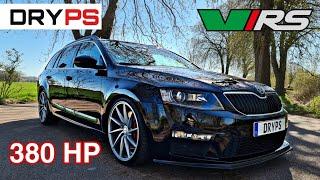 380HP Skoda Octavia VRS - TOP SPEED DRIVE ON GERMAN AUTOBAHN - POV