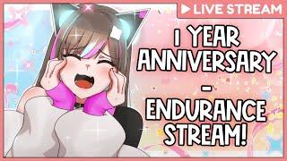 【1 Year Anniversary: Endurance Stream!】Celebrating 1 ENTIRE YEAR WITH MY AICICLES!!