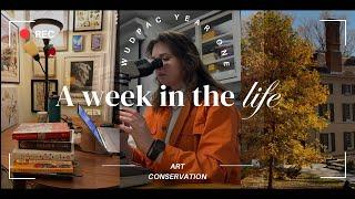 Week In The Life Vlog || Art Conservation Grad Student