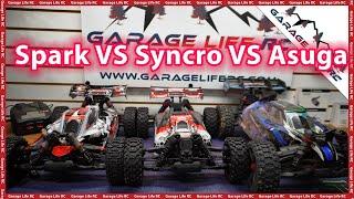 Team Corally Spark VS Syncro VS Asuga (Comparison)