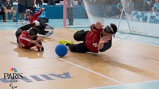 Calahan Young's 6 goal performance leads USA goalball past Iran at Paralympics | NBC Sports