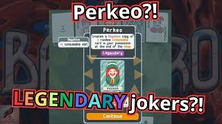 There are LEGENDARY jokers in #Balatro?! This was how we got Perkeo, it could be really good!