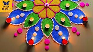 Simple and easy rangoli designs by Vino