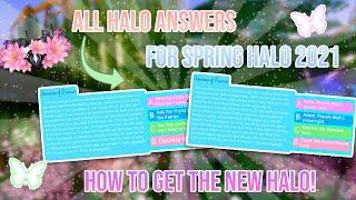 All HALO Answers to WIN Spring Halo 2021! NEW ROYALE HIGH HALO!!