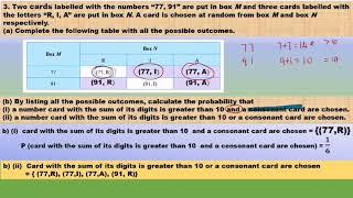 Comprehensive Practice - Probability Of Combined Events Form 4 KSSM