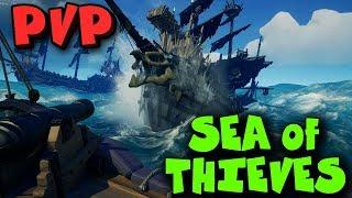 БИТВА кораблей - Sea of Thieves PVP в море пиратов