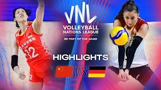  CHN vs.  GER - Highlights | Week 3 | Women's VNL 2024