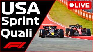 F1 LIVE - USA GP Sprint Quali - Commentary + Live Timing