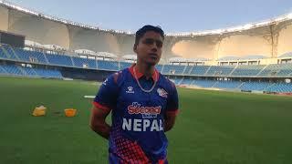 Pratish GC on his debut series | Nepal vs UAE