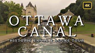 Exploring Ottawa's Historic Canal: A Scenic 4K Walking Tour