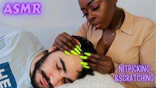 New mic  Allzoomed Nitpicking & Scratching Scalp. {ASMR}