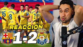 REACCIONES DE UN HINCHA al Barcelona vs Las Palmas 1-2 *BATACAZO del BARÇA* | ByDiegoX10