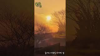 황혼 #노을 #행복 #장미빛 #외로움 #서쪽하늘