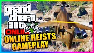 GTA 5 HEISTS GAMEPLAY DLC ONLINE - GTA ONLINE HEISTS GAMEPLAY! (SERIES A FUNDING HEIST)