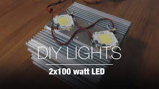 DIY flashlight | 2x100w LED with remote controller