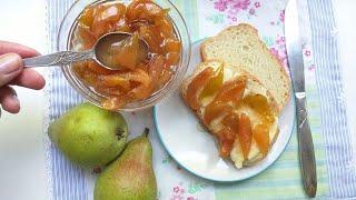 Amber pear jam