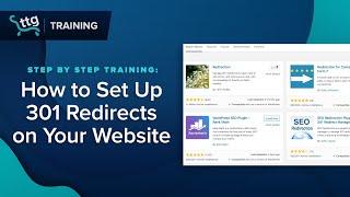 How to Set Up a 301 Redirect on WordPress | WordPress Plugin | TTG Tutorials 2020