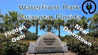 Waterfront Park Sarasota Florida - Hidden Gem - Relaxing ride on an electric scooter - Summertime