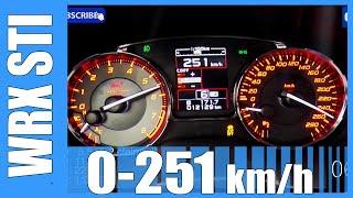 2016 Subaru WRX STI Acceleration FAST! 0-251 km/h Beschleunigung Test Autobahn