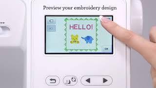 Brother Innov-is NV180 Combining Designs on the LCD | Echidna Sewing