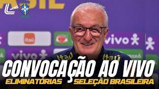 CONVOCAÇÃO DA SELEÇÃO AO VIVO - ACOMPANHE A CONVOCAÇÃO DA SELEÇÃO BRASILEIRA AO VIVO DIRETO DA CBF