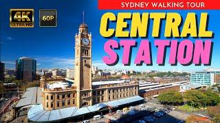 Central Station | Sydney Walking Tour |  Sydney Australia Tour【4K】