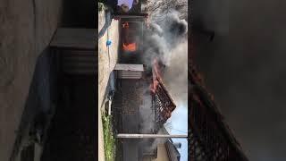 В Пятигорске сгорел частный дом (6.04.18)