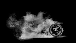 tyre smoke black screen video | smoke black screen effects | black screen smoke video